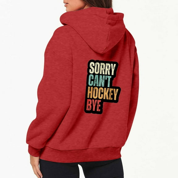 AOOCHASLIY Women Coat Women's Casual Printed Zippered Long Sleeved Hooded Sweater Jacket Top