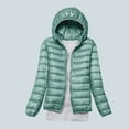 thumbnail image 1 of AOOCHASLIY Women Coat Women's Down Jacket Lightweight Hooded Short Korean Style Extra Large Size Plus White Down Warm Jacket, 1 of 5