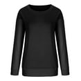 thumbnail image 1 of AOOCHASLIY Women Fall Tops Women's Solid Color Fashion Leisure Comfortable All-match Long Sleeves Blouse, 1 of 5