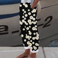 thumbnail image 1 of AOOCHASLIY Women Independence Day Pants Running Exercise Pants Women's Summer Casual Printing Comfortable Loose Pocket Trousers Pants, 1 of 1