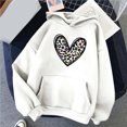 thumbnail image 1 of AOOCHASLIY Women's 2023 Sweatshirt Women's Print Winter Hoodie Pullover Tops Long Sleeved Comfortable Sweatshirt, 1 of 1