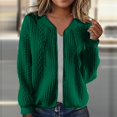 thumbnail image 1 of AOOCHASLIY Women's Winter Coat Clearance Women Casual Winter Knitted Long Sleeved Solid Zippered Sweater Jacket, 1 of 5