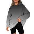 thumbnail image 1 of AOOCHASLIY Women's Winter Coat Clearance Women and Winter Long Sleeved Printed Hooded Tops, 1 of 5