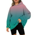 thumbnail image 1 of AOOCHASLIY Women's Winter Coat Clearance Women and Winter Long Sleeved Printed Hooded Tops, 1 of 5