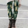 thumbnail image 1 of AOOCHASLIY Womens Christmas Pants Womens Fashion Casual Printed Tight Leggings High Waist Long Pants, 1 of 5