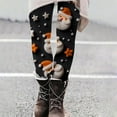 thumbnail image 1 of AOOCHASLIY Womens Christmas Pants Womens Fashion Casual Printed Tight Leggings High Waist Long Pants, 1 of 5