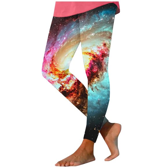 AOOCHASLIY Womens Pants Summer Clothes Womens Fashion Casual Christmas Printed Tight Leggings High Waist Long Pants