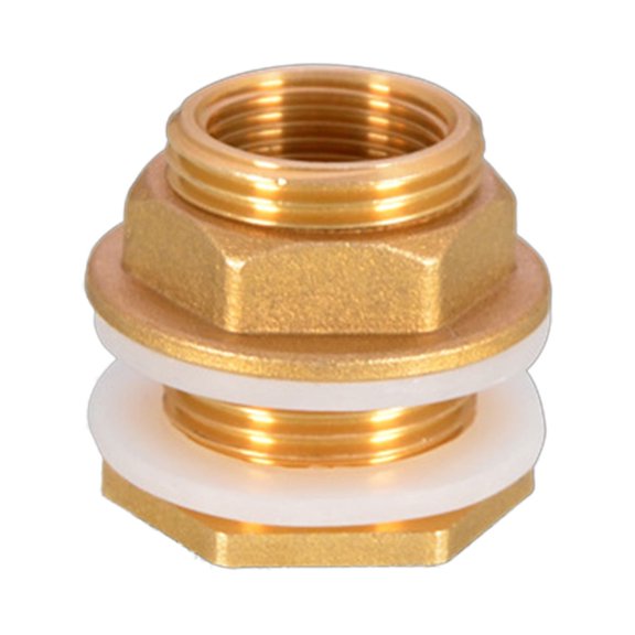 AOOOWER 1/2" 3/4" 1'' Copper Water for Tank Connector Threaded Pipe Joint Fitting Leak-p