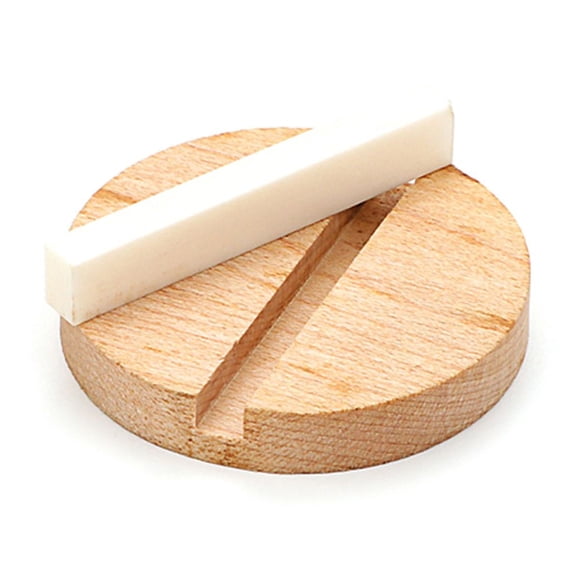 AOOOWER 1 Set Guitar Nut Replacement Guitar Bone Nut Blank Resonator Guitar Biscuit Replacements Guitar Saddle Bone Component