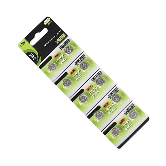 AOOOWER 10/20Pieces AG7/AG8/AG9 1.55V Alkaline Button Batteries Coin Cell Batteries Suitable for LED Flashlights and Pointers