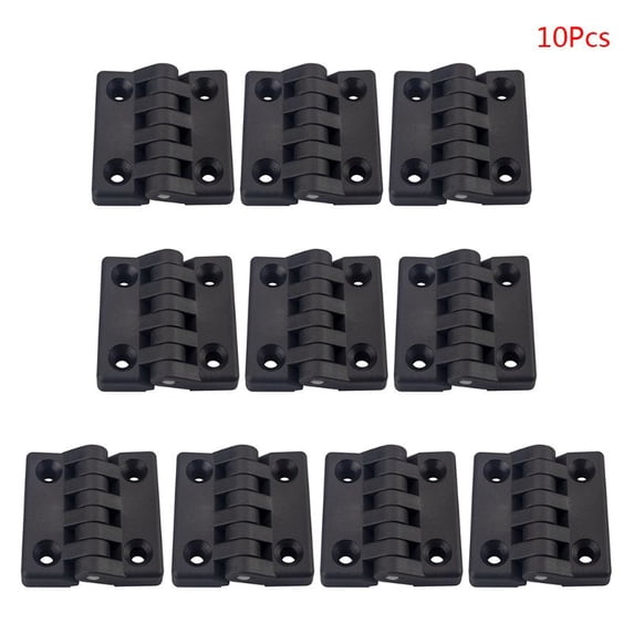 AOOOWER 10 Pcs Nylon Plastic Butt Hinge Drawer Jewellery for Case Hinges Furniture Hardw