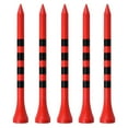 thumbnail image 1 of AOOOWER 100 Pcs Professional Bamboo Golf Tees Striped Golf Ball Tees Holder Easy to Use, 1 of 13