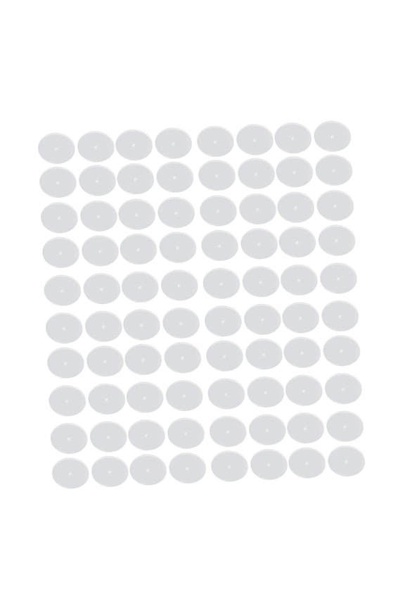 100 Pieces Silicone Piercing Discs Accessory for Preventing Ear Growths And Ensuring Comfort With Soft Materials