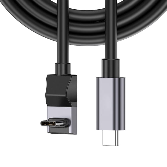 AOOOWER 100W USB C to USB C Cable 90 Degree L Shape 10Gbps Data Sync for Fast Charging and 4K Video Output