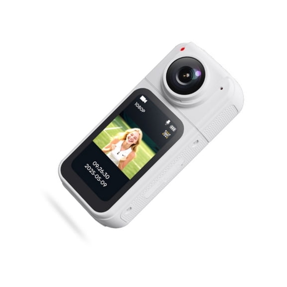 AOOOWER 1080P Body Camera with Video Recording Support 180 Degree Rotating Lens Wearable