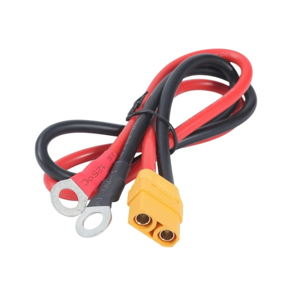 AOOOWER 10AWG XT90 Female O Rings Terminal Cable Multiple Length Option Silicone PVC Construction For Automotive Jump Starters