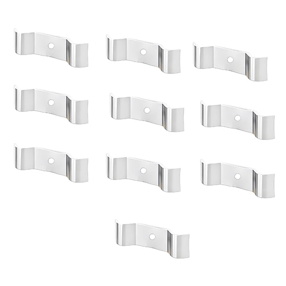 AOOOWER 10Pcs Stainless Steel Fence Mounting Bracket With Double Fence Support
