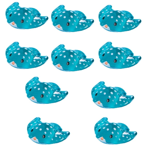 AOOOWER 10Pieces Ocean Themed Resins Figures for Kids Room and Office Decoration