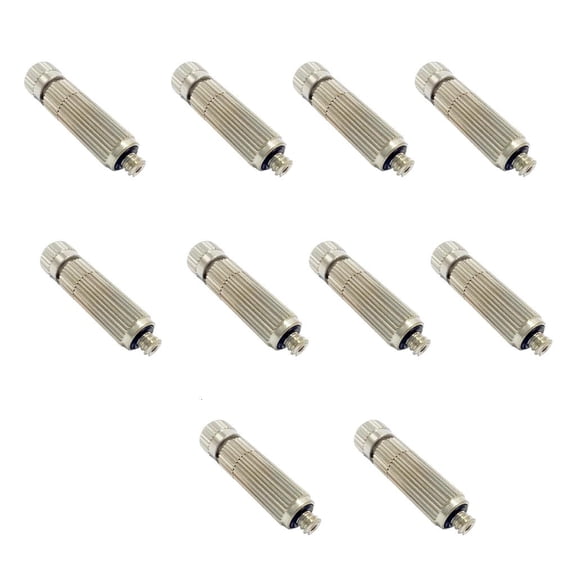 AOOOWER 10pcs Fogging Nozzles With Anti Leak Design 0.4mm Ceramic Hole For Greenhouse And Landscape Systems