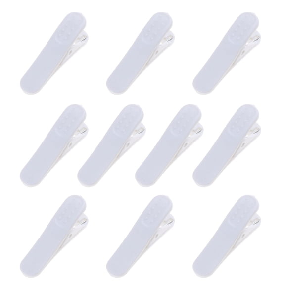 AOOOWER 10x Earphone Wire Clip Cord Collar Plastic Nip Clamp Organization Holder Headset
