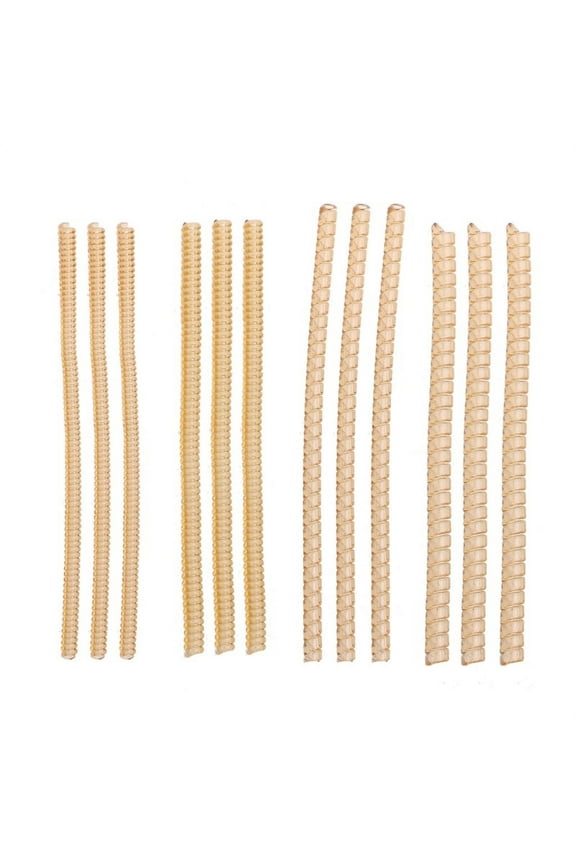 12 Pcs/set Invisible Clips Guard Ring Sizer Invisible Ring Size Adjusters (Gold)