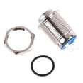 thumbnail image 1 of AOOOWER 12mm Waterproof High Round Metal Momentary Push Button Switch Screw Terminals, 1 of 8