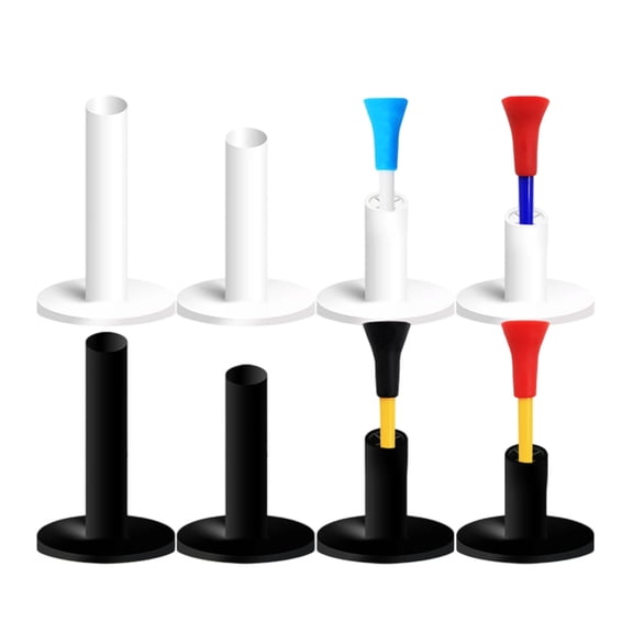 AOOOWER 12pack Plastic Castles Golf Tees Sport Deck Golf Tees Replacement Golf Tees