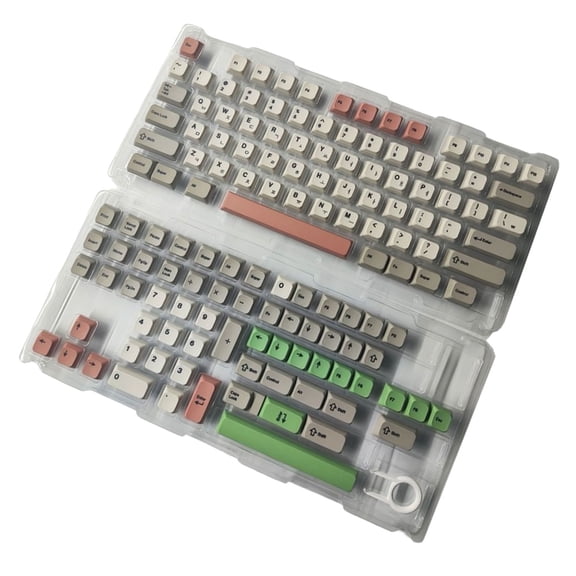 AOOOWER 138Key 9009 Retro Keycap PBT Dye Sublimation XDA Profile Mechanical Keyboards