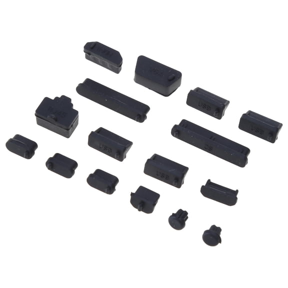 AOOOWER 13PCS Anti-Dust Plugs Soft Silicone Data Port USB Protector Set Laptop Dus