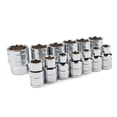 thumbnail image 1 of AOOOWER 13Piece 1/2" Drive Metric Socket Set Automotive Repairs Short Hexagon Sockets, 1 of 8
