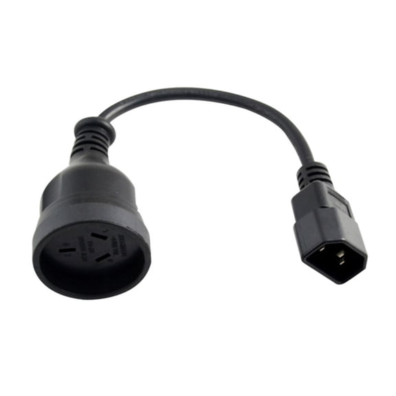 AOOOWER 150cm IEC320 C14 Male to SAA AU 3Pin Female Power Cord Extension Cable,1.5m Length Conversion Line Black