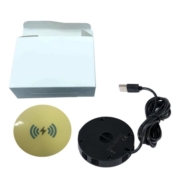 AOOOWER 15W QC3.0 Desk Wireless Charging Adapter Furniture Embedded Fast Charging Expans