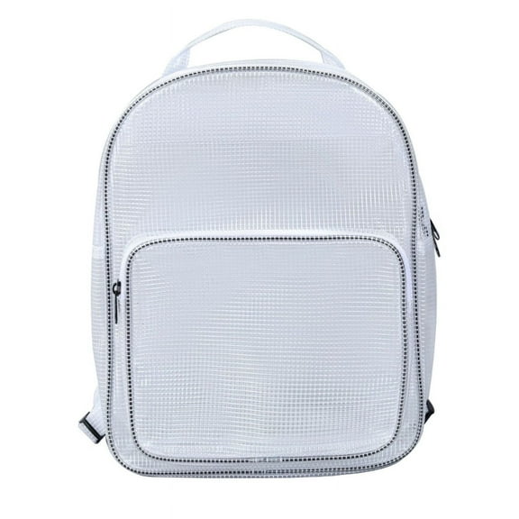 AOOOWER 17inch Anti-static Clear PVC Backpack Cleanroom Engineer Tool Bag Full Cover PVC Clear Backpack for Put Laptop Tool