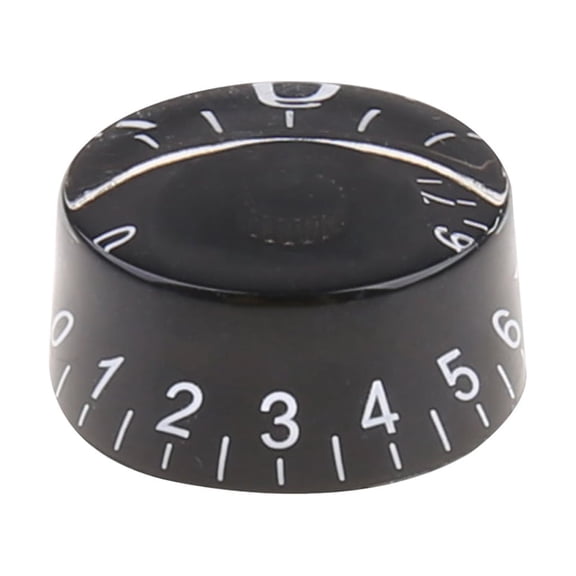 AOOOWER 1pc Knob Button Volume Tone Control For LP Electric Guitar Bass Parts Black for
