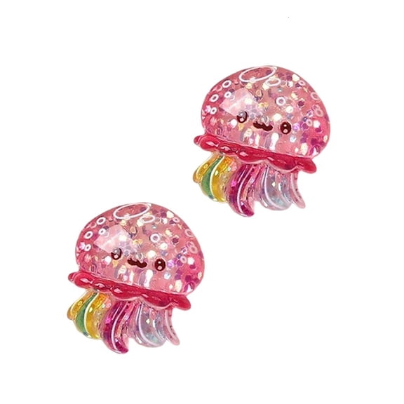 AOOOWER 2/6Pieces Resin Sea Creature Figurines Flatback Resin Sea Animal Miniature for Scrapbooking Phone Case Craft Decoration