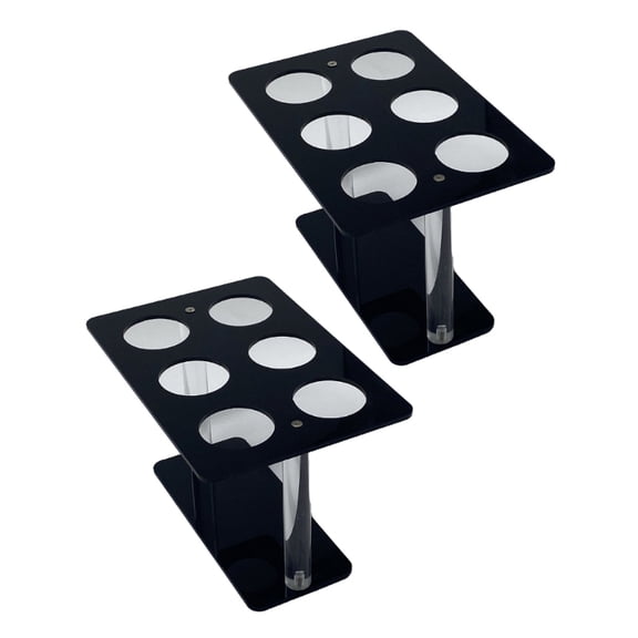 AOOOWER 2 Pack Acrylic Cones Holders for Ice Cream Candy Event Catering