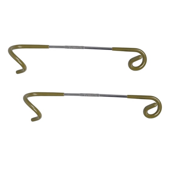 AOOOWER 2 Pieces Multifunction Hanging Basket Hooks Hanger Tent Poles Post Strong Hanger