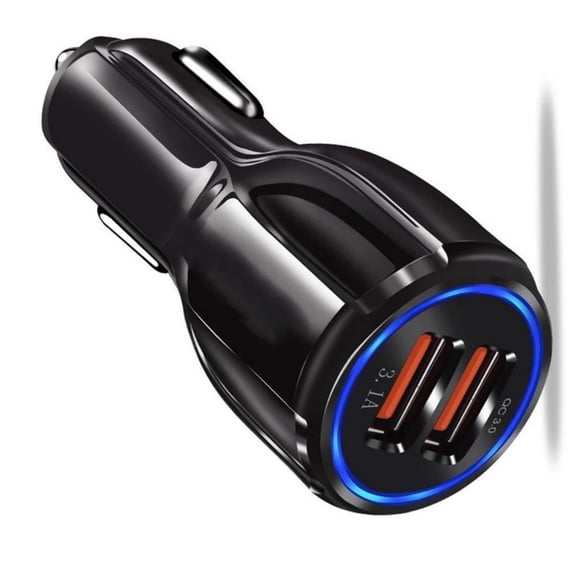 AOOOWER 2-Port Car Charger 30W Fast Charging Adapter Vehicles Phone Charger Solution