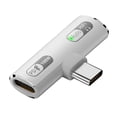 thumbnail image 1 of AOOOWER 2 in 1 Type-C to Headphone Adapter with 100W Fast Charging for Phone Tablet, 1 of 12