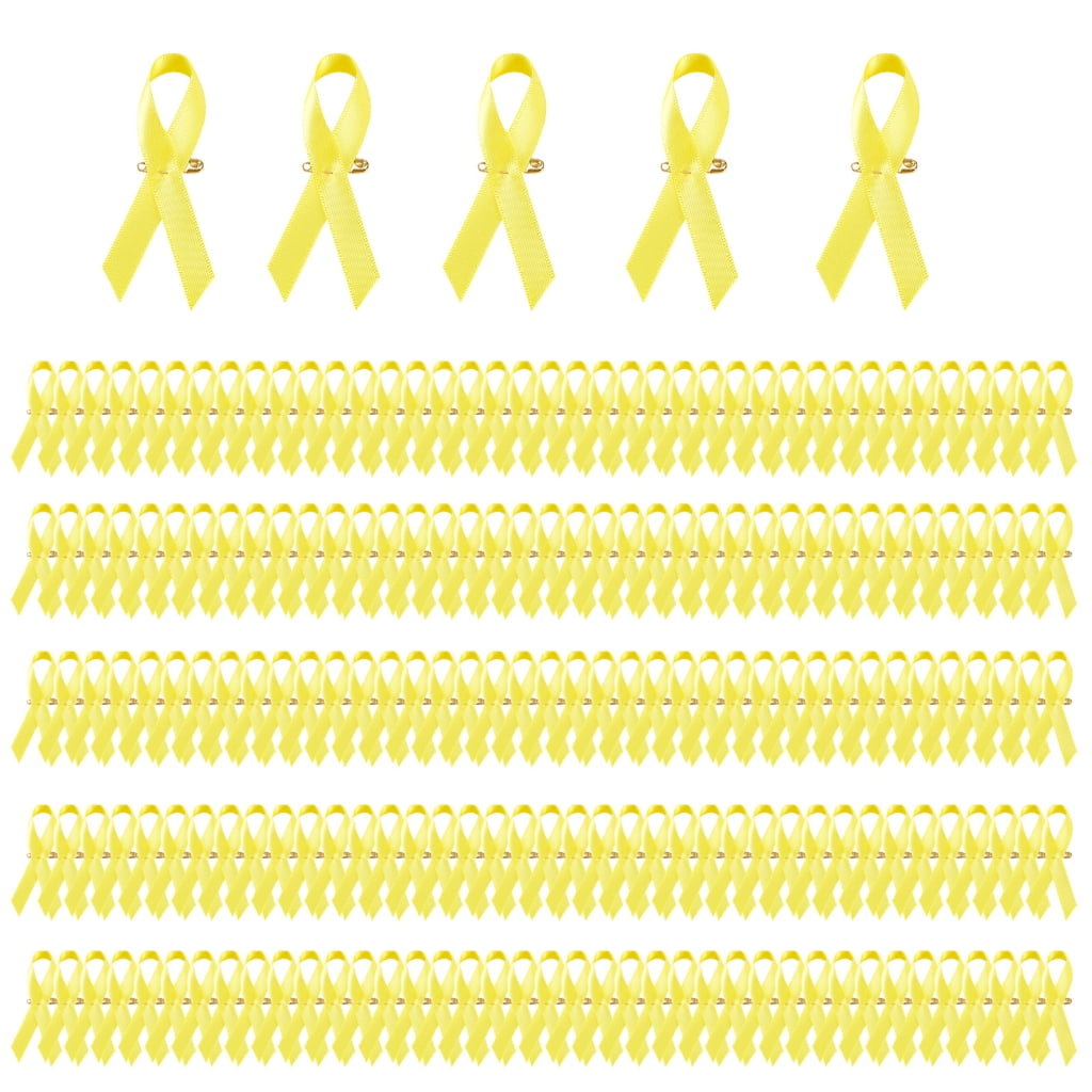 AOOOWER 200 Pack Ribbon Pins Social Cause Ribbons Nonprofit Event ...