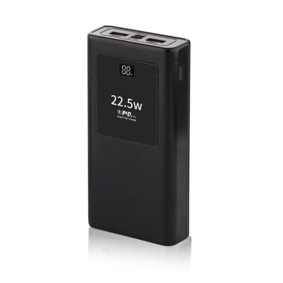 AOOOWER 20000mAh PowerBanks Casing Kit with 22.5W Fast Charging USB C Output Port & Input Port LED Indicator for Phone