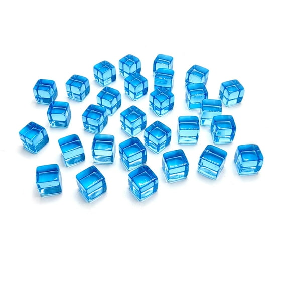 AOOOWER 200Pcs D6 Blank Cubes Square Corner Clear Dices Educational DIY Board Game Dices