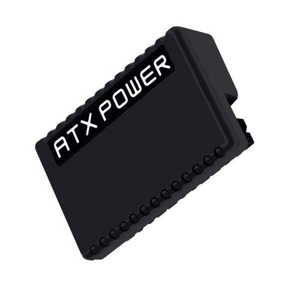 AOOOWER 24Pin To 90 Degree Power Plug Adapter 90 Degree Angled Motherboard Power