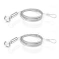 thumbnail image 1 of AOOOWER 2PCS Adjustable Picture Lanyard Restaurant Hanging Rope Heavy Duty Mirror Hanging Wire with Loop and Hook 2m/78.74inch, 1 of 10