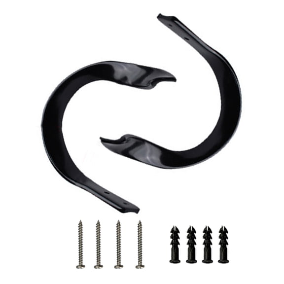 AOOOWER 2Pcs Curtain Holdbacks Tieback Wall Hooks Window Drapery Holders for Home Decors