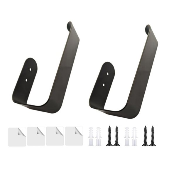 AOOOWER 2Pcs Drapery Ties Curtain Holders Wall Mounted Hooks for Various Curtain Types