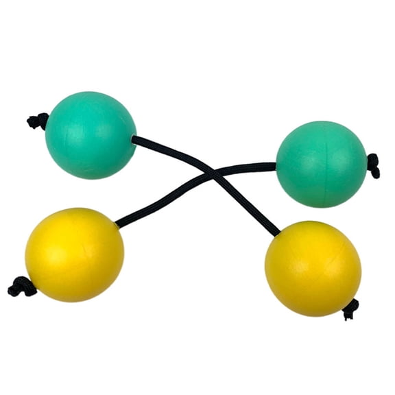 AOOOWER 2pcs Rhythm Sand Ball Hand Asalato African Shaker Hand Shaker Ball Single Hand Percussion Instrument Gift for Kid Adults