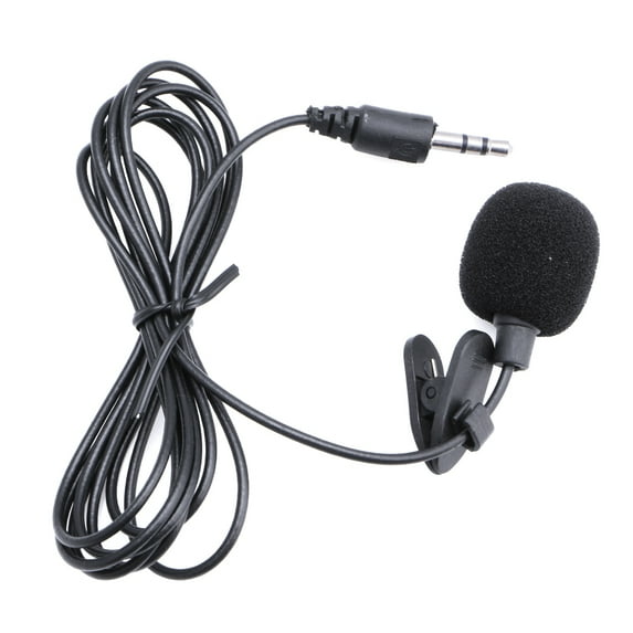 AOOOWER 3.5mm Connector Plugs Lavalier Microphone Omni-directional Polar Pattern