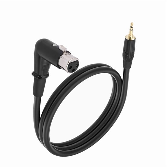 AOOOWER 3.5mm TRS to 3Pin Adapter Cable Male to Female Design for Professional Use