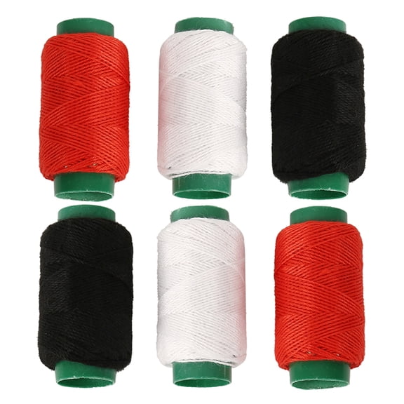 AOOOWER 3/6 Spools of Hand Sewing Thread Polyester Thread Embroidery Thread for Hand Stitching Sewing Machine Needlework Craft